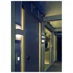 Applique da esterno ALIANO IP54 E27 18W Antracite