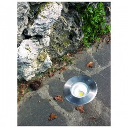 Lampada a incasso da esterno ENNA IP67 LED 12W 1515Lm 4K Inox