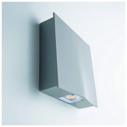 Applique da esterno ALDIOLA IP65 LED 12W 1700lm 3K grigio