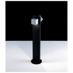 Lampioncino da giardino LEDCUB IP55 LED 2x5W 2x270lm 4K Nero