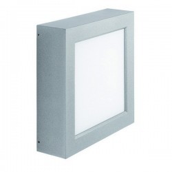 Applique da esterno BOX IP65 LED 20W 1750lm 3K grigio