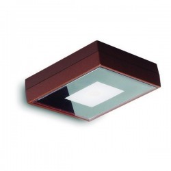 Applique da esterno VIENA SQ IP65 LED 4,3W 400lm 3K ruggine