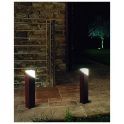 Lampioncino da giardino ARISTIDE STEEL IP65 GU10 ruggine