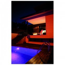 Lampada a incasso da esterno PAL SLIM IP68 LED 4W RGB Inox