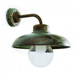 Applique da esterno ANECY IP44 E27 Ottone invecchiato