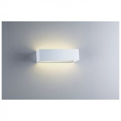 Applique RETT IP20 LED 8W 900lm 3000K Alluminio spazzolato