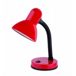 Desktop Metal SAM per interni lampada E27 rosso