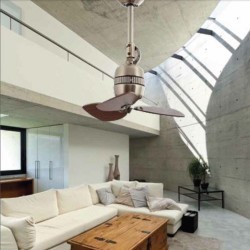 Ventilatore da soffitto disegno retro color oro vecchio - Faro VEDRA 33450