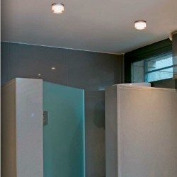 Lampada LED a incasso da bagno bianco/trasparente - EBBA