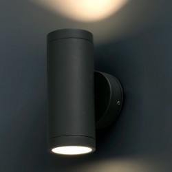 Applique LED da giardino grigio scuro Faro COBO