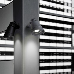 Faro proiettore GU10 max.50W alluminio color grigio urbano